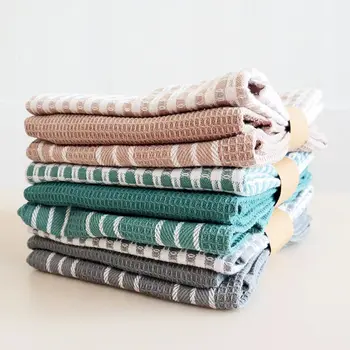 Комплект кухненски кърпи от 3-те класически клетчатых кърпички за домашен декор