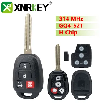 XNRKEY За Toyota Camry, Corolla 2012 2013 2014 2015 2016 2017 4-Ключ Дистанционно Автомобилен Ключ 314,4 Mhz с Чип H